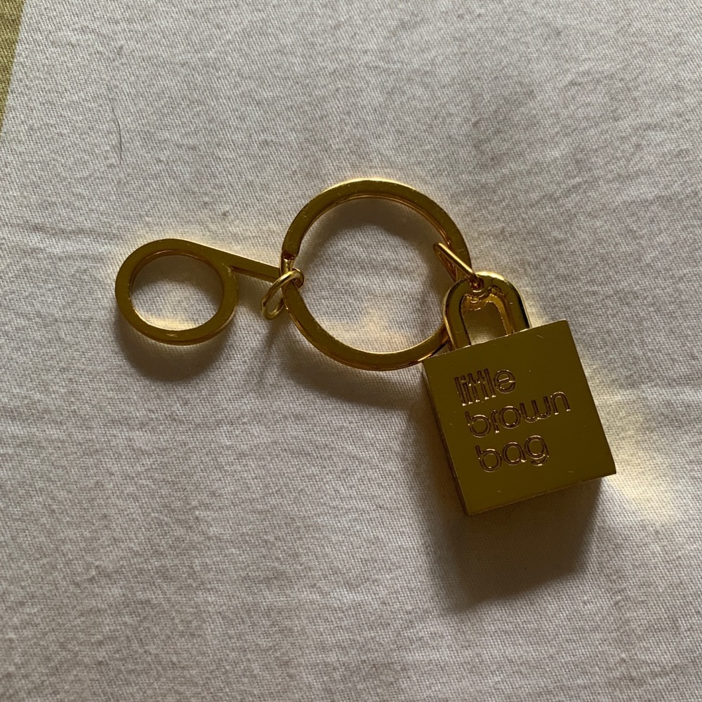 Bloomingdales Little Brown Bag Keychain